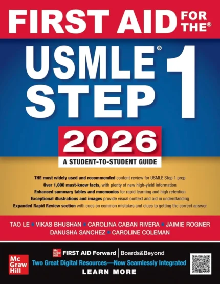 Buy First Aid for the USMLE Step 1 2026 (36th Edition) – Saudi Arabia & UAE